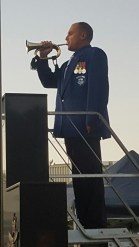 Dave Performing Calls Dawn Service