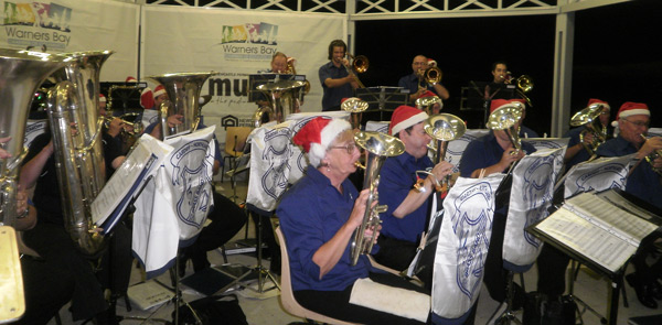 Horns lead the band at Warners Concert